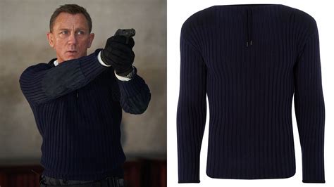 james bond navy jumper.